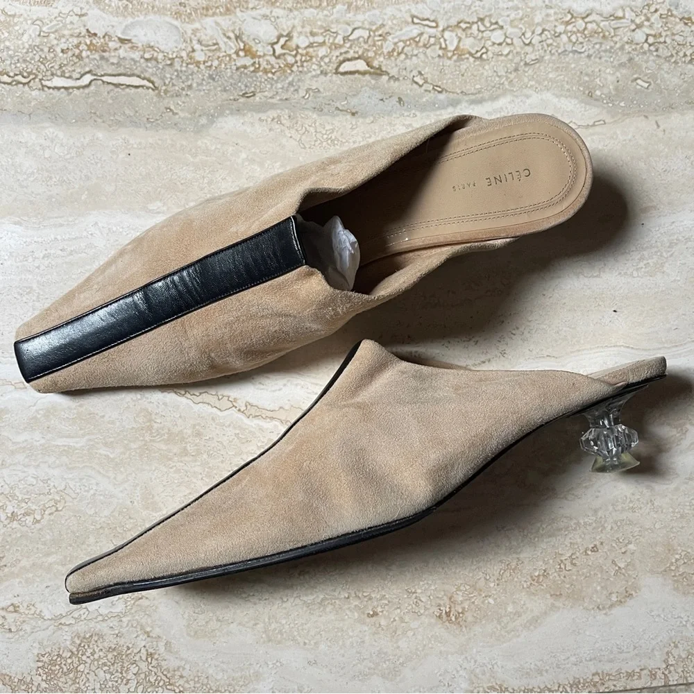 Stripe Flare Mules - Picture 12 of 13